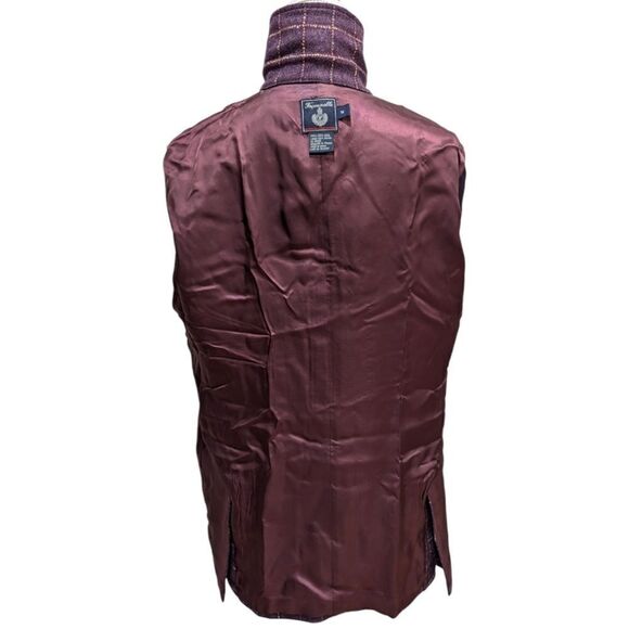 Faconnable Purple Plaid Women's Jacket - Picture 7 of 14